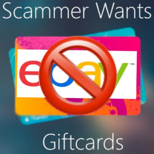 New eBay Gift Card Scam